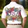 USA 250th Anniversary: Americana Polo Patriotic Blue Stars Red Stripes Scrollwork Men's Polo Shirt (Lightweight) - 5
