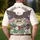America 250th Bald Eagle Flags Cannons Tropical Hibiscus Wreath 1776 Commemoration Men's Polo Shirt (Lightweight) - 5
