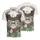 America 250th Bald Eagle Flags Cannons Tropical Hibiscus Wreath 1776 Commemoration Men's Polo Shirt (Lightweight) - 3
