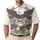 America 250th Bald Eagle Flags Cannons Tropical Hibiscus Wreath 1776 Commemoration Men's Polo Shirt (Lightweight) - 1