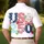USA 250th Anniversary Polo Patchwork Floral Gingham Stripe Design Men's Polo Shirt (Lightweight) - 5