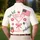 America 250th: 'Tini Bit Patriotic' Martini Flag Crimson Red Polo Celebration Men's Polo Shirt (Lightweight) - 5