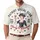 USA 250th Birthday Patriot Social Club Est 1776 Colonial Woman Liberty Libations Men's Polo Shirt (Lightweight) - 1