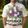 America's 250th: Patriotic Polo Floral, Red Blue White Bouquet, Est. 1776 Freedom Men's Polo Shirt (Lightweight) - 4