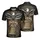 America 250th Anniversary Eagle Liberty Bell 1776-2026 Gold Bronze Tribute Men's Polo Shirt (Lightweight) - 3