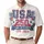 America 250th Anniversary USA 1776-2026 Years of Freedom Patriotic Tropical Men's Polo Shirt (Lightweight) - 1