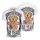 America 250th Birthday: Proud Dog Lover Golden Retriever Stars Stripes 1776-2026 Men's Polo Shirt (Lightweight) - 3