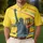 America 250th Liberty Bridge Jets US Patriotic Polo Sky Design Men's Polo Shirt (Lightweight) - 4