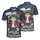 America 250th Anniversary: Colonial Frog, Tricorne Hat, Patriotic Hibiscus & Flag Men's Polo Shirt (Lightweight) - 3