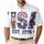 USA 250th Birthday Patriotic Polo Est 1776 Tropical Lettering Men's Polo Shirt (Lightweight) - 1