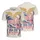 America 250th Birthday Golden Eagle Flag - USA 1776 Pillars Tropical Patriotic Men's Polo Shirt (Lightweight) - 3