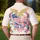 America 250th Birthday Golden Eagle Flag - USA 1776 Pillars Tropical Patriotic Men's Polo Shirt (Lightweight) - 5