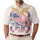 America 250th Birthday Golden Eagle Flag - USA 1776 Pillars Tropical Patriotic Men's Polo Shirt (Lightweight) - 1