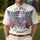Patriotic America 250th Eagle Flag: Vintage Tropical Engraving '250 YEARS STRONGER' Men's Polo Shirt (Lightweight) - 4