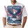 USA 250th Birthday Eagle Flag: Patriotic Lightning Bolts 1776-2026 Men's Polo Shirt (Lightweight) - 1