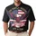 America 250th Birthday Eagle Flag 1776-2026 Tropical Patriotic Freedom Emblem Men's Polo Shirt (Lightweight) - 1