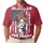 Lady Liberty 250th Anniversary: Messy Bun Sunglasses American Flag '1776-2026' Tropical Men's Polo Shirt (Lightweight) - 1