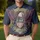 USA 250th Anniversary Eagle Vintage Flag Shield Gold Scrollwork 1776-2026 Men's Polo Shirt (Lightweight) - 4