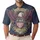 USA 250th Anniversary Eagle Vintage Flag Shield Gold Scrollwork 1776-2026 Men's Polo Shirt (Lightweight) - 1