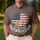 USA 250th Anniversary Distressed Flag Polo Patriot 1776-2026 Lightning Men's Polo Shirt (Lightweight) - 4