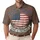USA 250th Anniversary Distressed Flag Polo Patriot 1776-2026 Lightning Men's Polo Shirt (Lightweight) - 1