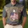 America 250th Birthday Eagle Flag: 1776-2026 Semiquincentennial Gold Scroll Banners Men's Polo Shirt (Lightweight) - 4