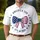 America 250th Patriotic Polo Bow Tie 1776-2026 Stars Stripes Men's Polo Shirt (Lightweight) - 4