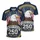 America 250th: Bald Eagle, Crossed Flags, 1776-2026 Navy Star Gold Frame Emblem Men's Polo Shirt (Lightweight) - 3