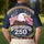 America 250th: Bald Eagle, Crossed Flags, 1776-2026 Navy Star Gold Frame Emblem Men's Polo Shirt (Lightweight) - 5