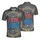 America 250th 1776-2026 Stars Laurel Tropical Scrollwork Motif Deep Charcoal Men's Polo Shirt (Lightweight) - 3