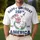America 250th Birthday Goose Cake Est 1776 Flag Laurel Wreath Men's Polo Shirt (Lightweight) - 4