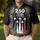 America 250th Anniversary Fighter Jet Flag Contrails 1776-2026 Tropical Patriotic Scroll Men's Polo Shirt (Lightweight) - 4
