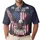 America 250th Anniversary Eagle Flag Feathers 1776-2026 Distressed Freedom Men's Polo Shirt (Lightweight) - 1