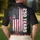 America's 250th Birthday: Distressed US Flag 1776-2026 Tropical Hibiscus Design Men's Polo Shirt (Lightweight) - 5