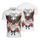 USA 250th Anniversary Bald Eagle Hibiscus 1776-2026 Flag Stripes Crimson Navy Men's Polo Shirt (Lightweight) - 3