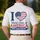 America 250th Anniversary 'I Heart America' Flag Distressed Navy Red White Celebration Men's Polo Shirt (Lightweight) - 5
