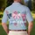 USA 250th Birthday: Patriotic Bows, Tropical Palm Fronds, Stars & '250 Years Freedom' Men's Polo Shirt (Lightweight) - 5
