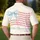 America 250th Anniversary Polo Flag Bows 1776-2026 Gingham Cream Watercolor Men's Polo Shirt (Lightweight) - 5