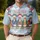 America 250th Anniversary Founding Fathers Ducks Colonial Aloha 1776 Freedom Design Men's Polo Shirt (Lightweight) - 4