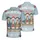 America 250th Anniversary Founding Fathers Ducks Colonial Aloha 1776 Freedom Design Men's Polo Shirt (Lightweight) - 3