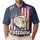 USA 250th Anniversary Bald Eagle Bandana Distressed Flag 1776-2026 Commemoration Men's Polo Shirt (Lightweight) - 1
