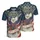 USA 250th Bald Eagle Outstretched Wings 1776 American Flag Gold Blue Red Heritage Men's Polo Shirt (Lightweight) - 3