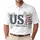 USA 250th Birthday Distressed Stars Stripes 1776 Navy Crimson Gold Scrollwork Men's Polo Shirt (Lightweight) - 1