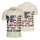 250th Anniversary USA Freedom Celebration Flag Numerals Vintage 1776 Design Men's Polo Shirt (Lightweight) - 3