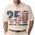 250th Anniversary USA Freedom Celebration Flag Numerals Vintage 1776 Design Men's Polo Shirt (Lightweight) - 1