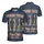 USA 250th Birthday Founding Fathers Fan Club Polo Tropical Patriotic Hibiscus Men's Polo Shirt (Lightweight) - 3