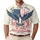 America 250th Anniversary: Patriotic Flag, Eagle, Lady Liberty Torch 1776-2026 Men's Polo Shirt (Lightweight) - 1