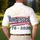 America 250th Anniversary: Polo Script, Navy Crimson Gold Sunburst 1776-2026 Men's Polo Shirt (Lightweight) - 5