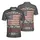 Patriotic Americana 250th Anniversary Distressed Flag 1776 We The People Design Men's Polo Shirt (Lightweight) - 3