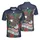 Patriotic 250th Anniversary Eagle 1776-2026 Scroll Hibiscus Palm Stars Navy Men's Polo Shirt (Lightweight) - 3